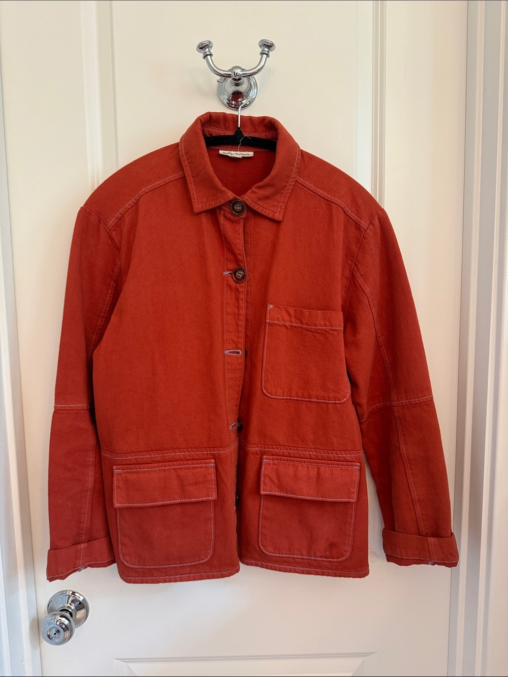 Roller Rabbit Rust Orange Utility Jacket - Picture 4 of 5